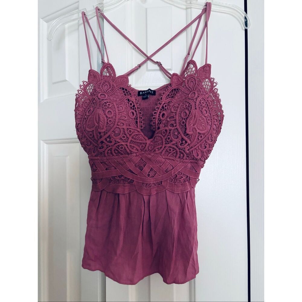 BSXIJIE Lace Crop Top